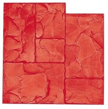 Brickform Concrete Texture Mat Ashlar Slate Floppy Mat (Color May Vary)