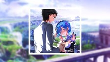 Landscape anime boys girls rezero kara hajimeru isekai Custom Gaming Mat Desk