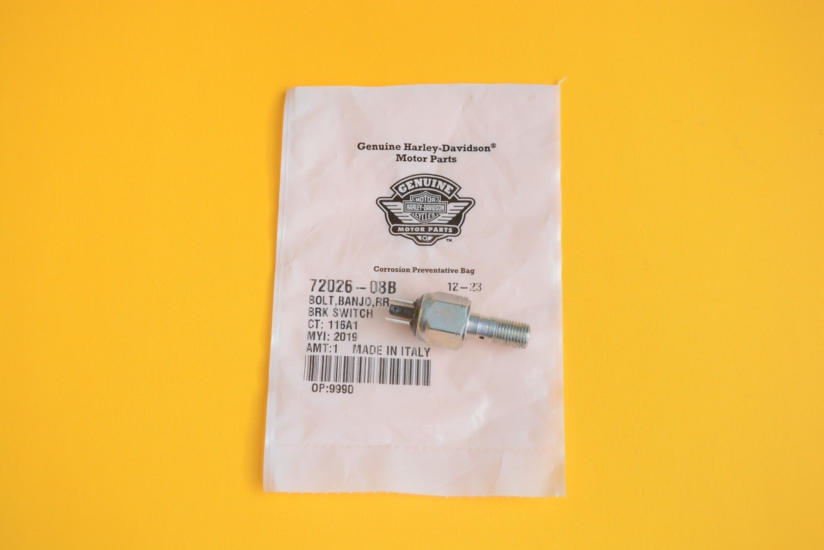 【中古】 バック・トゥ・デトロイト/ＣＤ/DDCB-3009 HARLEY NEW OEM Rear Brake Light Stop Switch Banjo Bolt DYNA