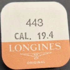Longines 19.4 443 original pull N.O.S. vintage setting lever