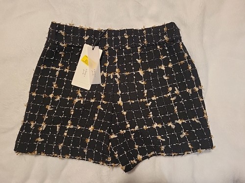 A Loves A Big Girls Metallic Boucle Shorts Size M - Picture 5 of 5