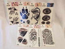 Assortment of Armband Temporary Tattoos 7- Pack