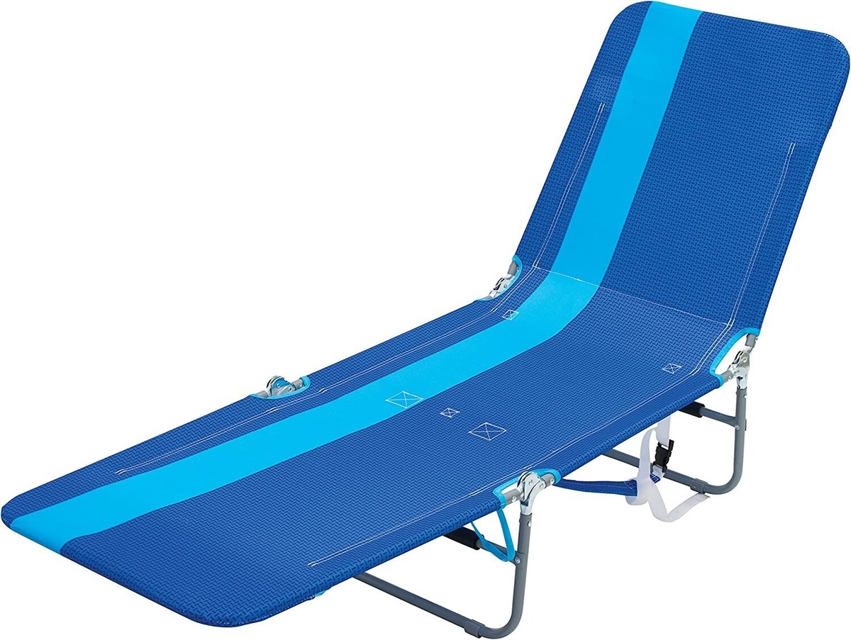 RIO Gear ABPL-1813-1 Folding Backpack Beach Lounge Chair for sale
