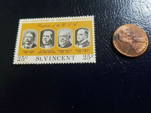 Chester Arthur Grover Cleveland Benjamin Harrison William McKinley St Vincent