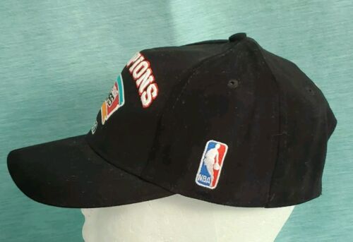 Vintage San Antonio Spurs 1999 NBA Championship Mütze Kappe Puma schwarz Baumwolle Neu ohne Etikett - Bild 6 von 12