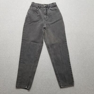 Malvin Jordan Jeans Womens 22x24 Gray Denim Tapered High Rise Pockets | eBay
