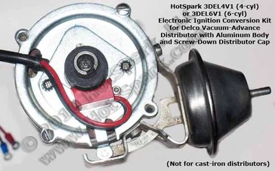 Electronic Ignition Conversion: 63-69 Corvair Delco 6-cyl Vac-Adv 1162A 3DEL6V1 - Bild 1 von 2