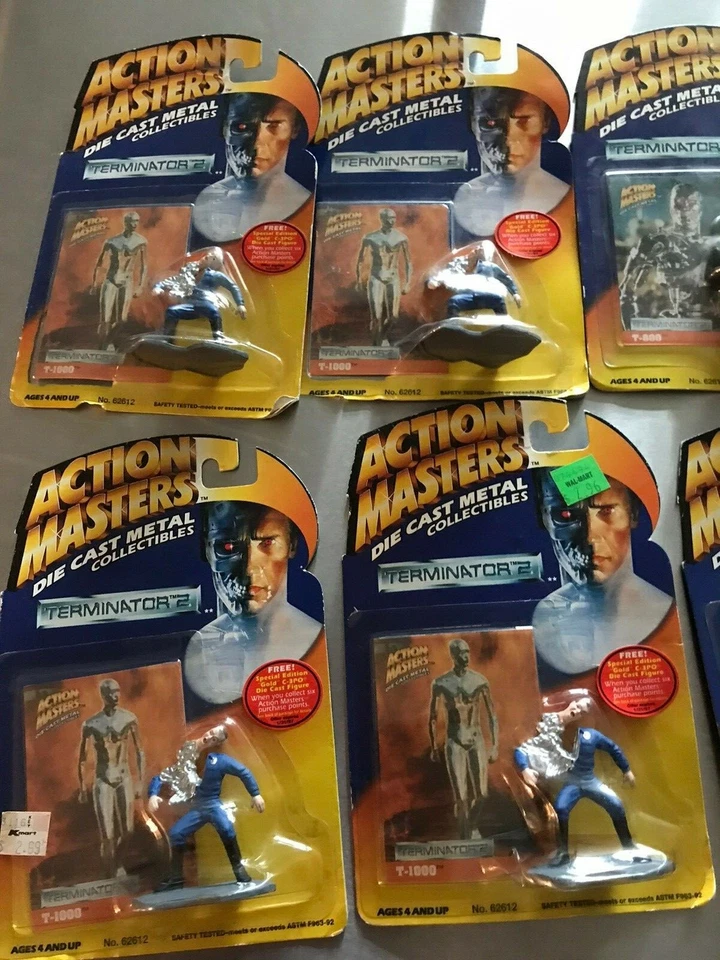LOTE MIXTO de 9 figuras fundidas a presión Kenner de ACTION MASTERS 1994 de colección como nuevas Foto 2 de 4