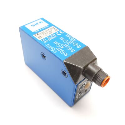 Sick CS3-P1132 Photoelectric Color Sensor, 12.5mm, 12-30VDC, PNP, 7-Pin M12