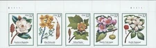 US #3193-3197 MNH 1998 Magnolia Poplar Dogwood Paloverde Crab Apple [3197a]