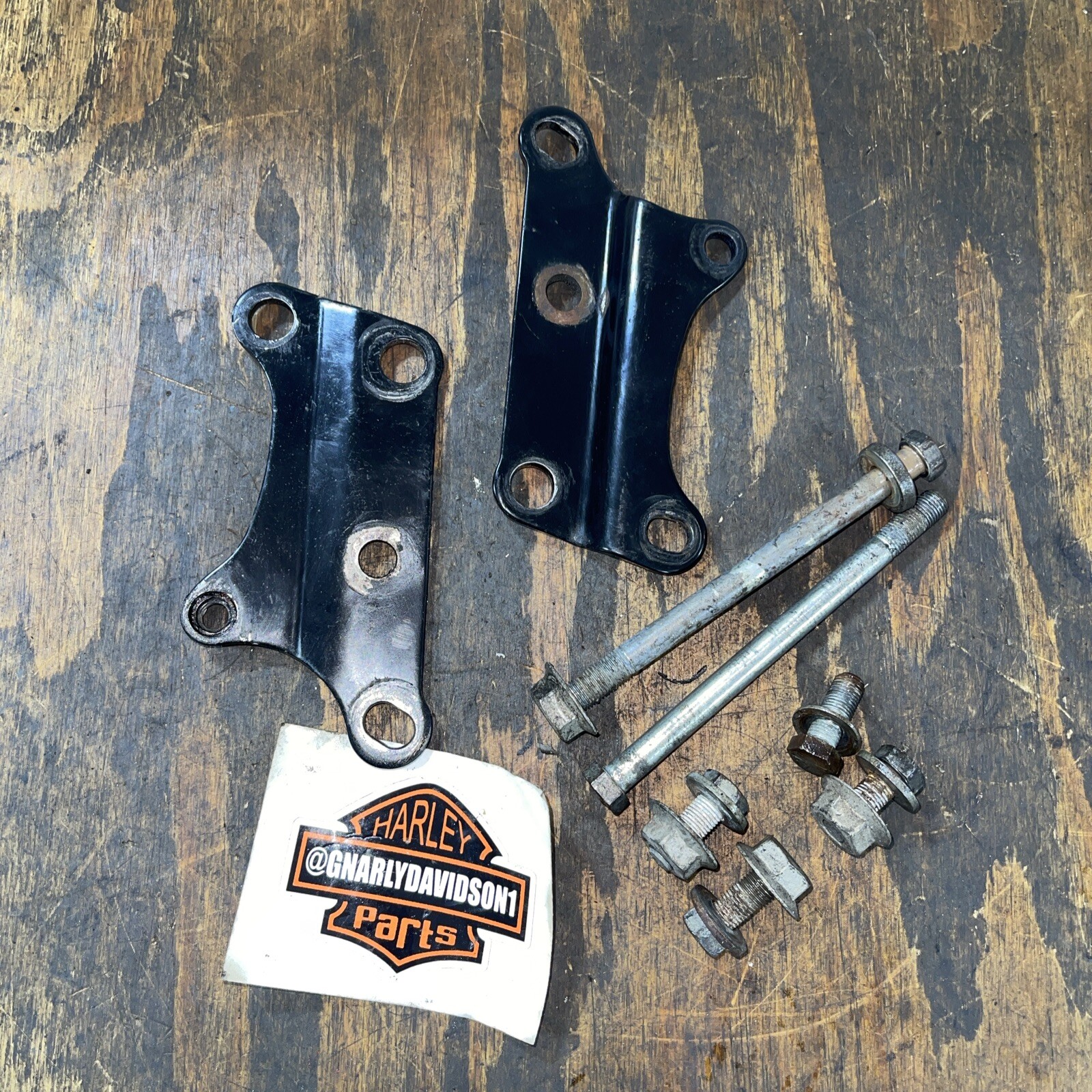 8403 Harley sportster evo ironhead front motor mounts mount Plates