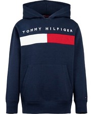 Tommy Hilfiger Toddler Boys Exploded Flag Pullover Hoodie-Navy Blazer