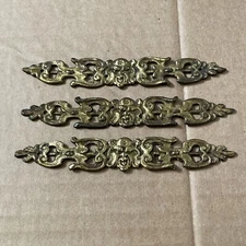 3 Antique English Fusee Bracket Clock Applied Decoration W/  Bacchus Head