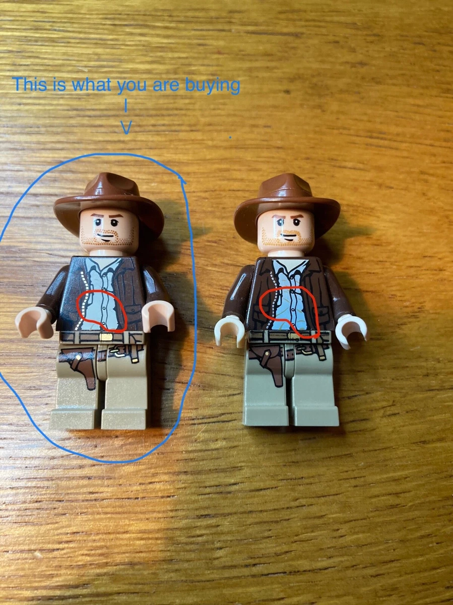 Misprinted LEGO Indiana Jones Minifigure