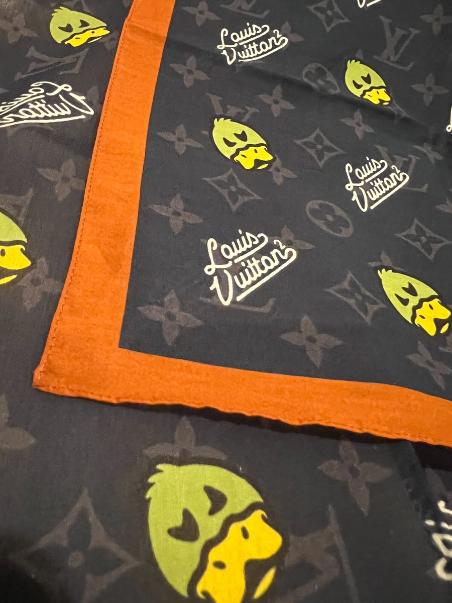 NWT Louis Vuitton LV Nigo Set of 3 Monogram Bandanas Scarf