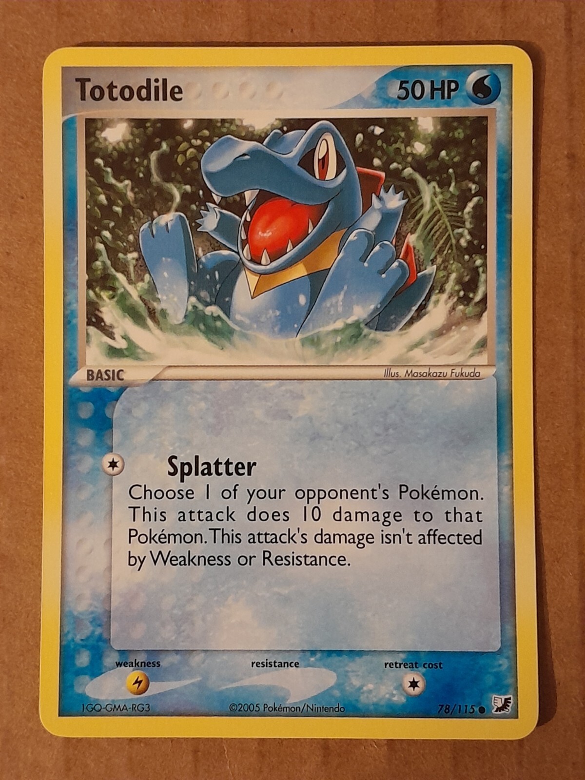 Pokemon Totodile 78/115 ex Unseen Forces NM-MT See Pictures