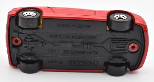Matchbox Superfast Alfa Romeo SZ red. 1/56. Made in China. - Picture 4 of 4