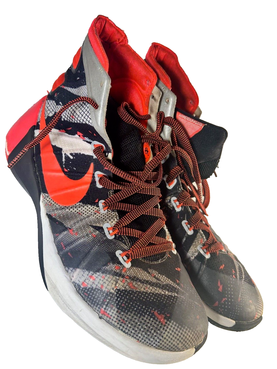 Nike Hyper dunk 2015 Premium Black/White/Salmon, Size 9