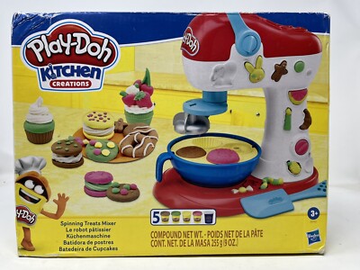 Play-Doh Kitchen Creations Spinning Treats Mixer Retired - Open Box
