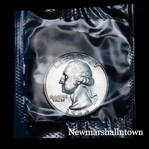 1963 P  Washington Silver Quarter ~ Choice Uncirculated from Original Mint Set