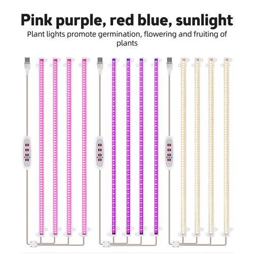 Plant Grow Strips 8W 168LED 4000K 169.2lm Bright Grow with W3H4 - Picture 5 of 11