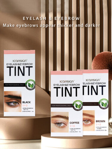 Eyelash & Eyebrow Dye Tint Kit Waterproof Long Lasting Permanent Color Gel US - Picture 13 of 19