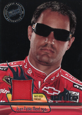 PRESSEAUSWEIS 2012 IGNITE JUAN PABLO MONTOYA #IM-JPM SILBER RELIQUIENKARTE