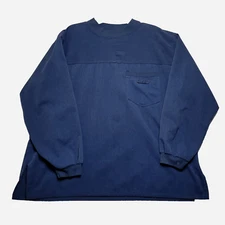 Vintage Y2K Sostanza Fashion Police Long Sleeve T Shirt Mens Size XL Navy Blue