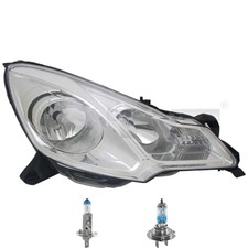 Scheinwerfer links inkl. OSRAM Lampen H7 H1 mit LWR Motor für Citroën C3 II SC_