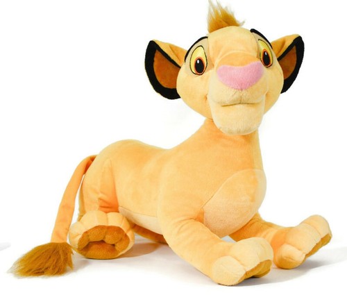 Vintage Disney Hasbro König der Löwen Simba Junges Plüschtier 20 Zoll großes Stofftier Spielzeug