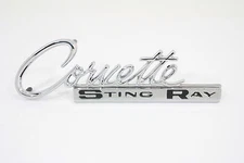 1963 1964 1965 NEW U.S.A MADE GM CORVETTE REAR DECK EMBLEM 63 64 65