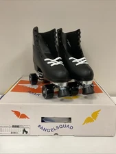 Angels Skates Women’s Rollerskates, Thunder Black - Size 12