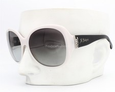 Bvlgari BV8045B 5047/8G Sunglasses White Black Swarovski Crystals No Case