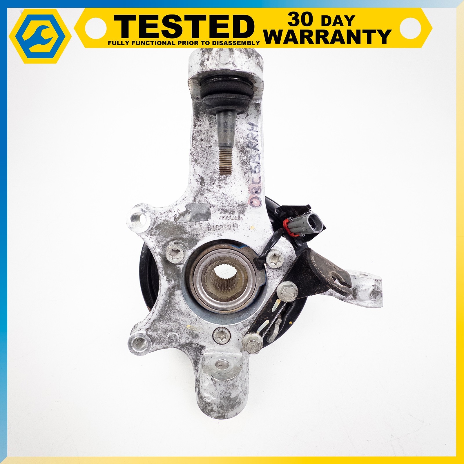 05-13 CHEVROLET CORVETTE C6 XLR FRONT RIGHT SIDE SPINDLE KNUCKLE HUB OEM