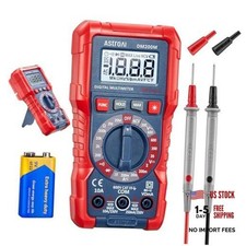 Digital Multimeter Voltage Tester, TRMS 2000 Counts Volt Meter; Fast and