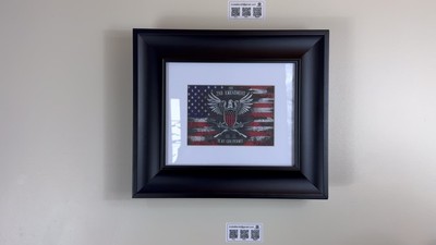 Hidden Storage Photo Frame for Gun and Valuables 14-1/2