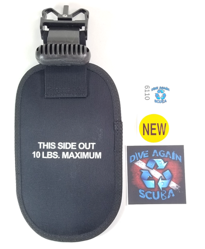 1X Genesis Omni, Origin Replacement Weight Pocket CQR2 Scuba Diving 10lbs CQR-2 - Picture 1 of 12