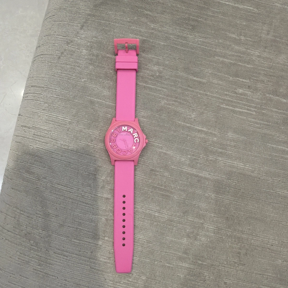 Marc Jacobs Gradient Pink to Yellow Silicone Strap Watch Marc Jacobs Silicone Rubber Case Wristwatches for sale | eBay main image 4