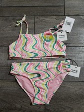 Hurley Girls' Bikini 2-piece Swim Suit Sz 10, READ