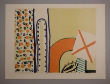 mü6/9  Horst Antes  Offsetdruck 1963  „Stillleben“  Aufl. 100 Ex.