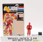 Jinx V1 100% Complete W/ Card 34 Back 1987 G.I. Joe Hasbro Vintage Action Figure
