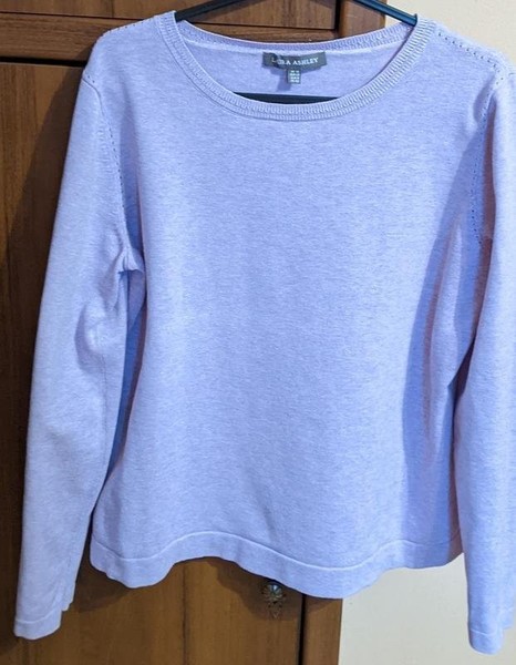 Damen Laura Ashley Pullover Flieder Kaschmir
