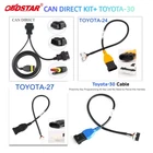 OBDSTAR CAN DIRECT KIT with TOYOTA-24 & TOYOTA-27 Cable and T0YOTA -30 V2 Cables