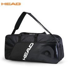 Borsa da Tennis Head Originale Zaino Nero Sportivo Grande Capacità 6 Racchette