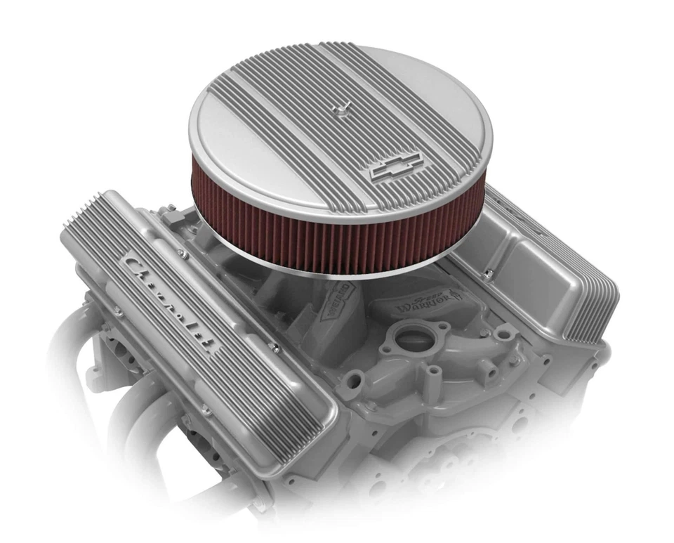 Cubiertas de válvula SBC serie vintage con licencia Holley GM - 241-106 Foto 2 de 3