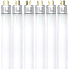F8 T5/CW Fluorescent Light Bulbs 12 Inch 8W Under Cabinet Cool White 6 Pack