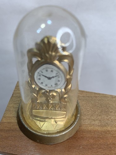 De Colección Shackman Japón Casa de Muñecas Chimenea de Madera Conjunto Latón Andirons Reloj Candelabro - Imagen 3 de 9