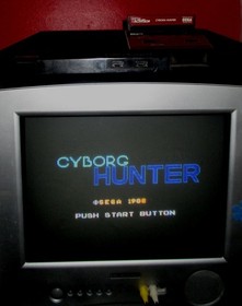 Sega Master System  CYBORG HUNTER   w/Cartridge & Box (CB)