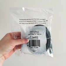 NEW Belkin Cable USB 2.0, DSTP, USBA/USBB, 10' - F3U133B-10 USB2