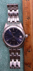 Fossil Steel FS-2643 Silver Tone Blue Dial, Men’s Date Watch.  New Battery — photo 2